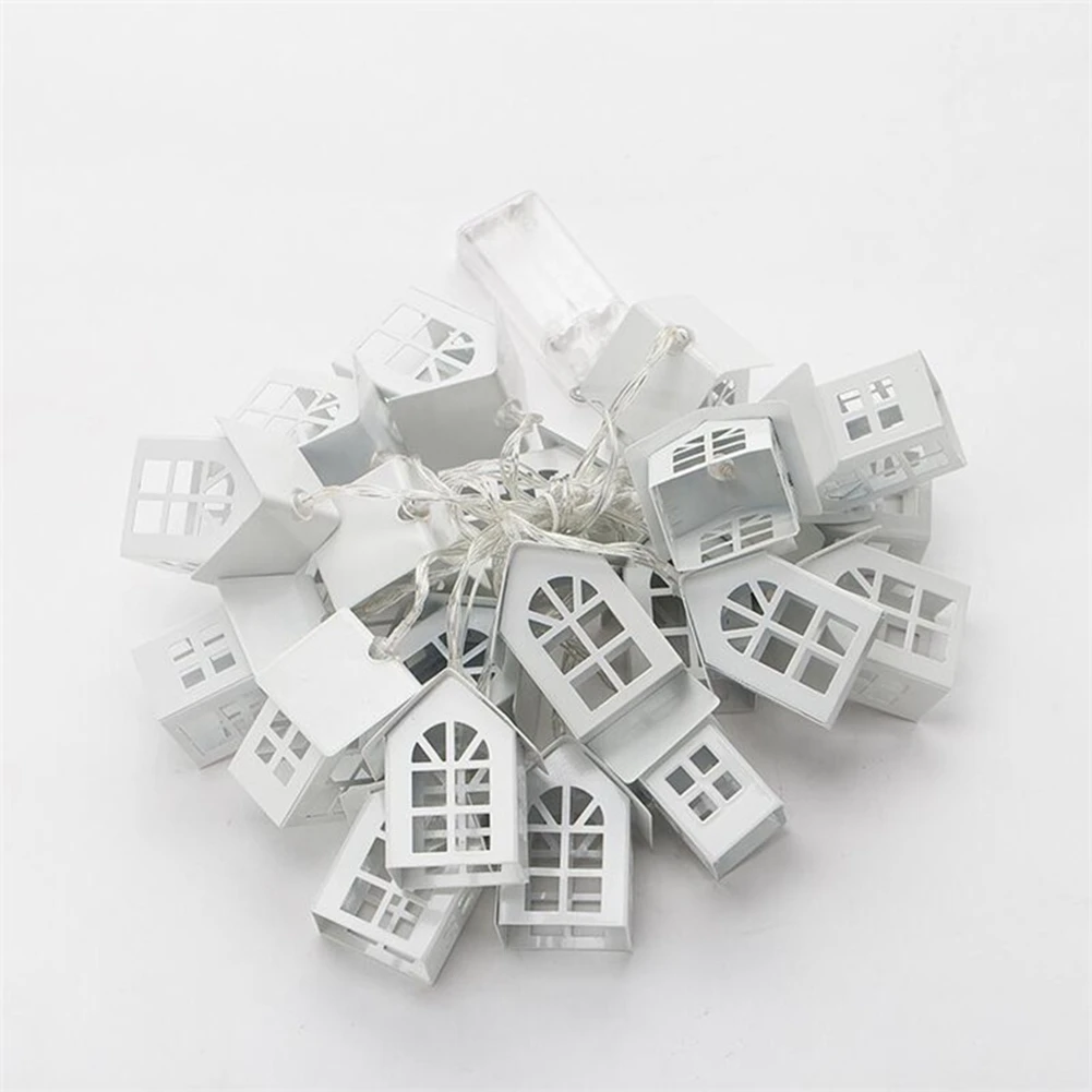 1.5M USB Fairy String Lights, Wood House Design