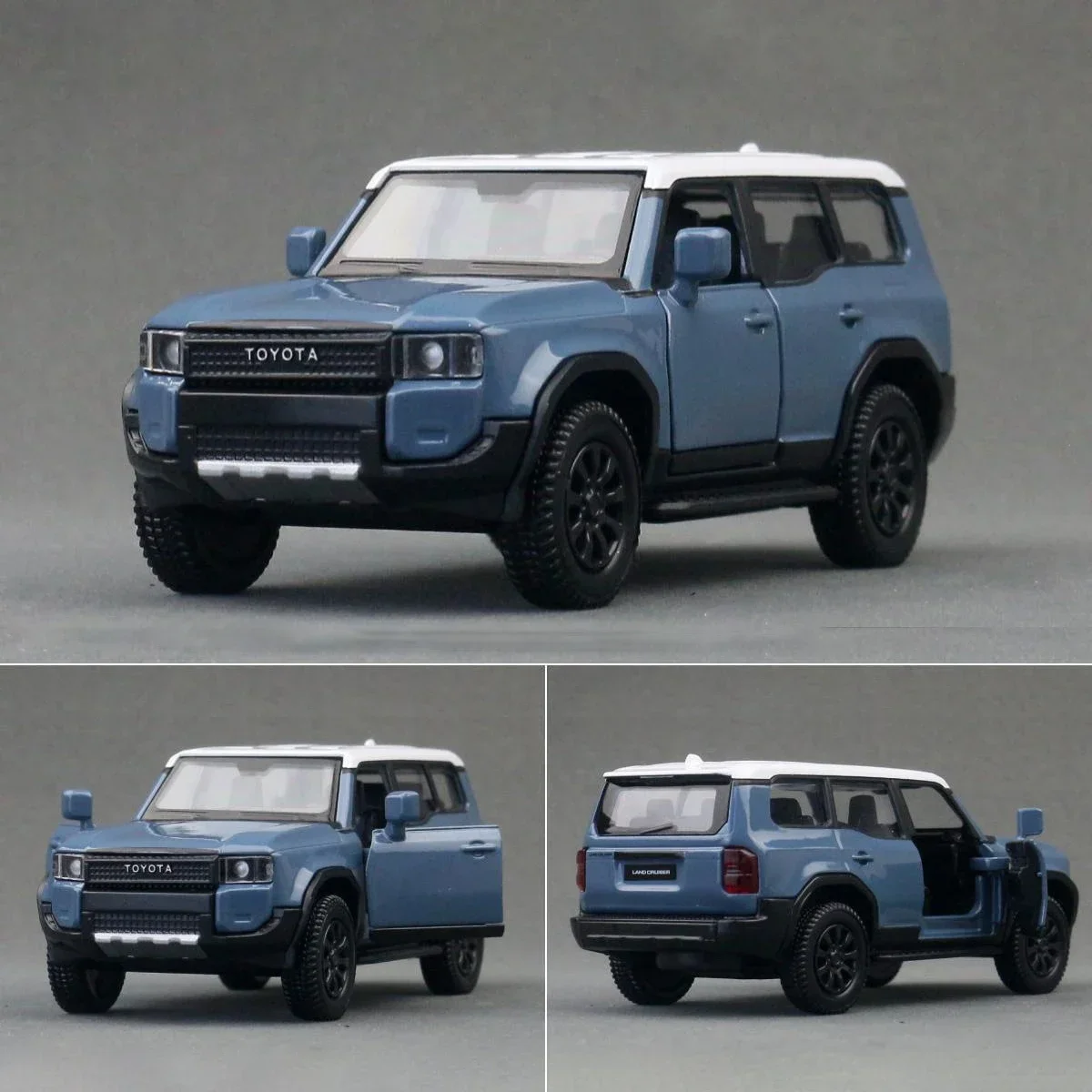 1:36 land cruiser prado lc250 suv liga carro diecasts & veículos de brinquedo modelo de carro em miniatura escala modelo carro para crianças