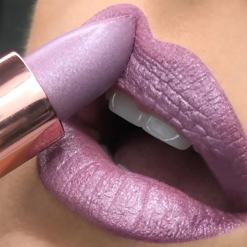 Cheap Makeup Temperature Color Changing Glitter Lipstick Waterproof Longlasting Moisturizing Lip Tint Red Pink Sexy Lip Makeups
