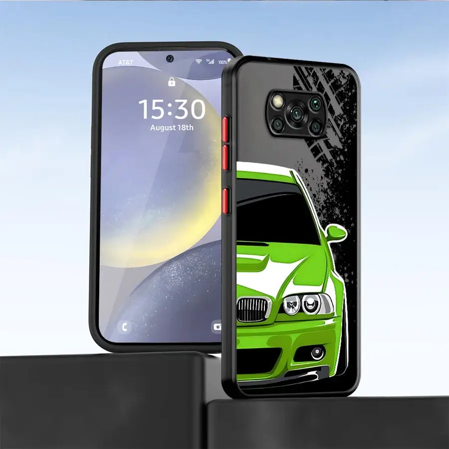 Casing Sampul Lembut untuk Xiaomi Poco X4NFC X3 NFC X5 X3 X4 Pro Mobil Drift Jepang