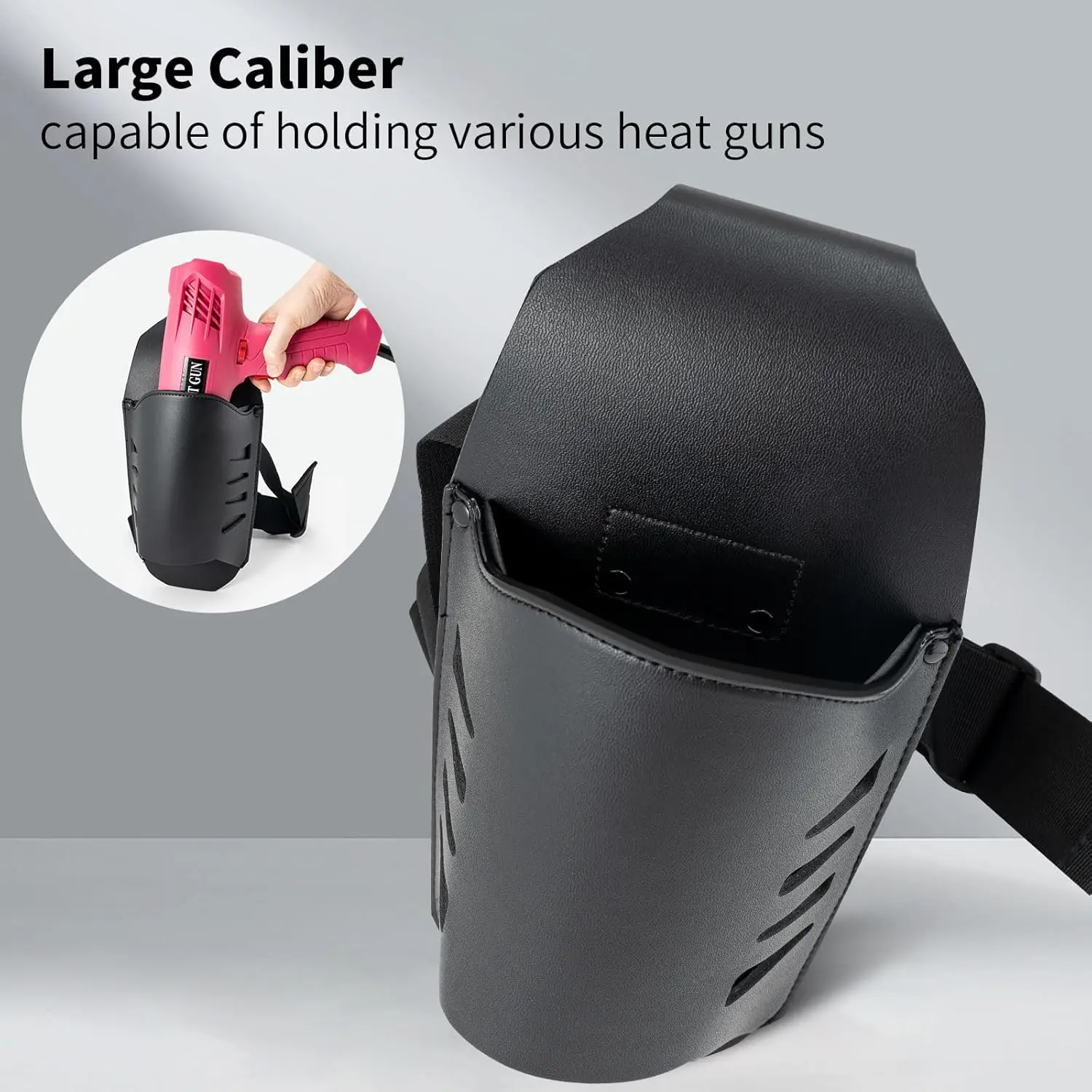 أدوات تغليف السيارة، حقيبة حمل مسدس الحرارة، حقيبة خصر مسدس الحرارة، حقيبة حزام من الجلد الصناعي لحمل لفافة الفينيل