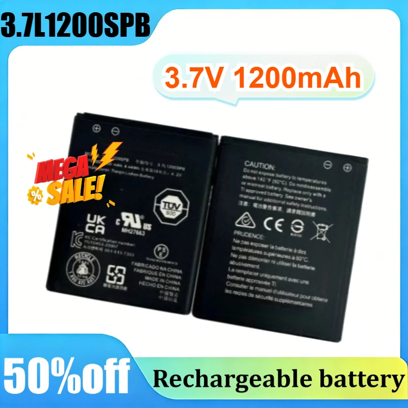 

3.7L1200SPB for for Texas Instruments TI-84 Plus CE TI-Nspire CX Graphing Calculator Battery