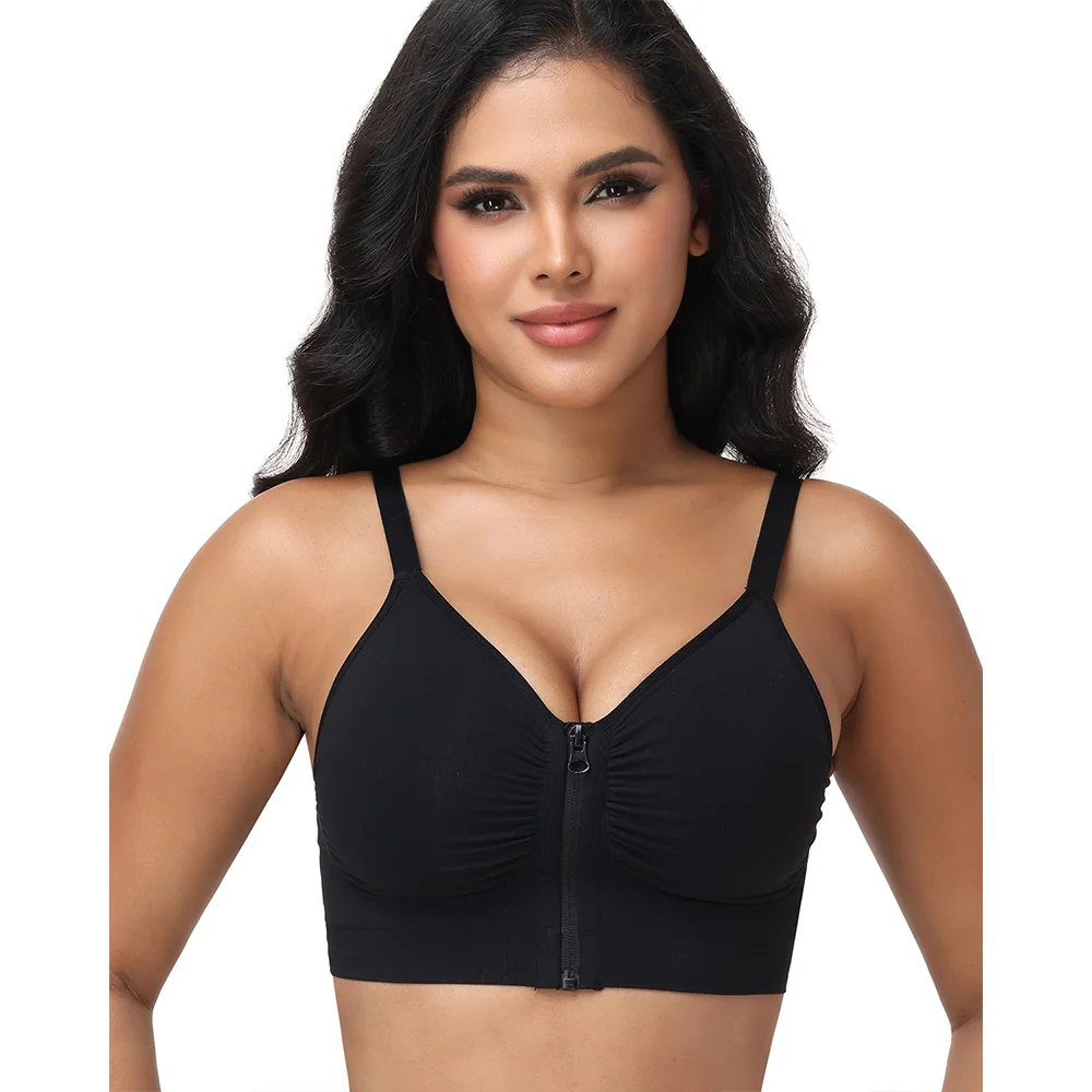 女性用ワイヤレスプッシュアップブラジャー フルカバー ソリッ - Full Coverage Bra のレビューと価格