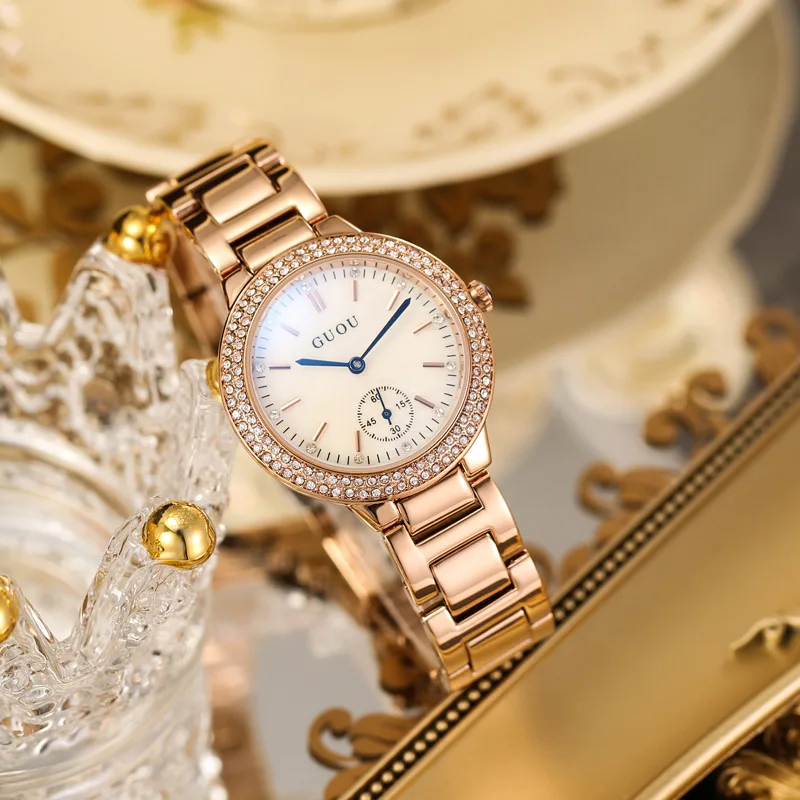 Trendy And Fashionable Stainless Steel Women'S WatchLadies' Quartz Watch, Student Watch, Vintage Quartz Fashion Watch For Women.
