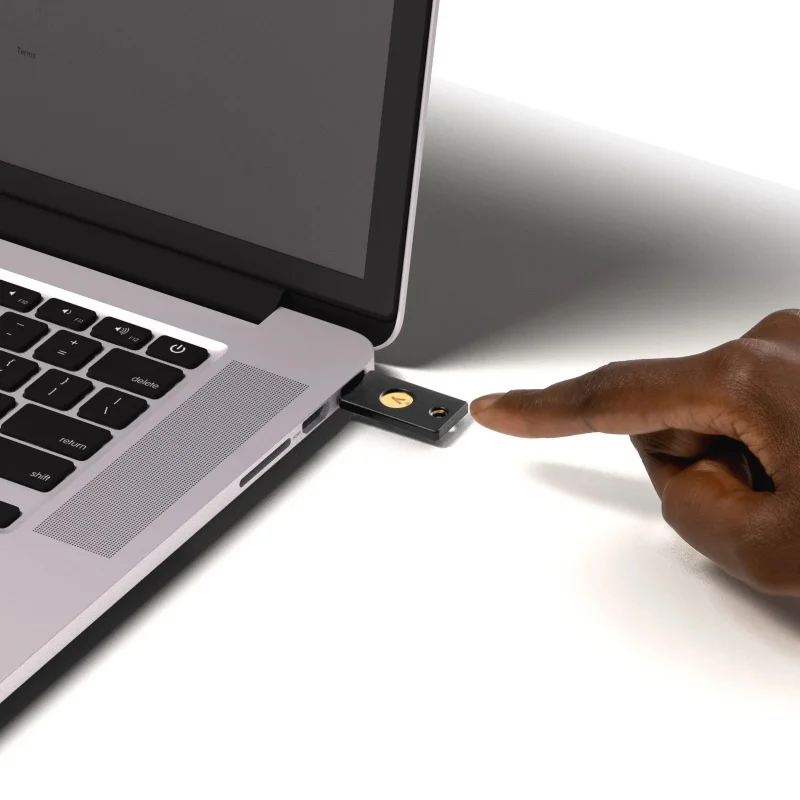 مفتاح أمان Yubikey 5C NFC 2FA، قم بتوصيل عبر USB-C أو NFC، معتمد من FIDO