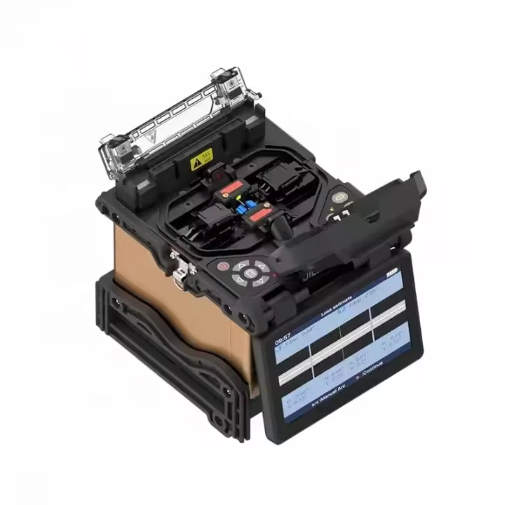 JILONG KL-360T 6 Motori Schermo a colori da 5 pollici Giuntatrice a fusione ottica Backbone Allineamento del nucleo Giuntatrice a fusione ottica