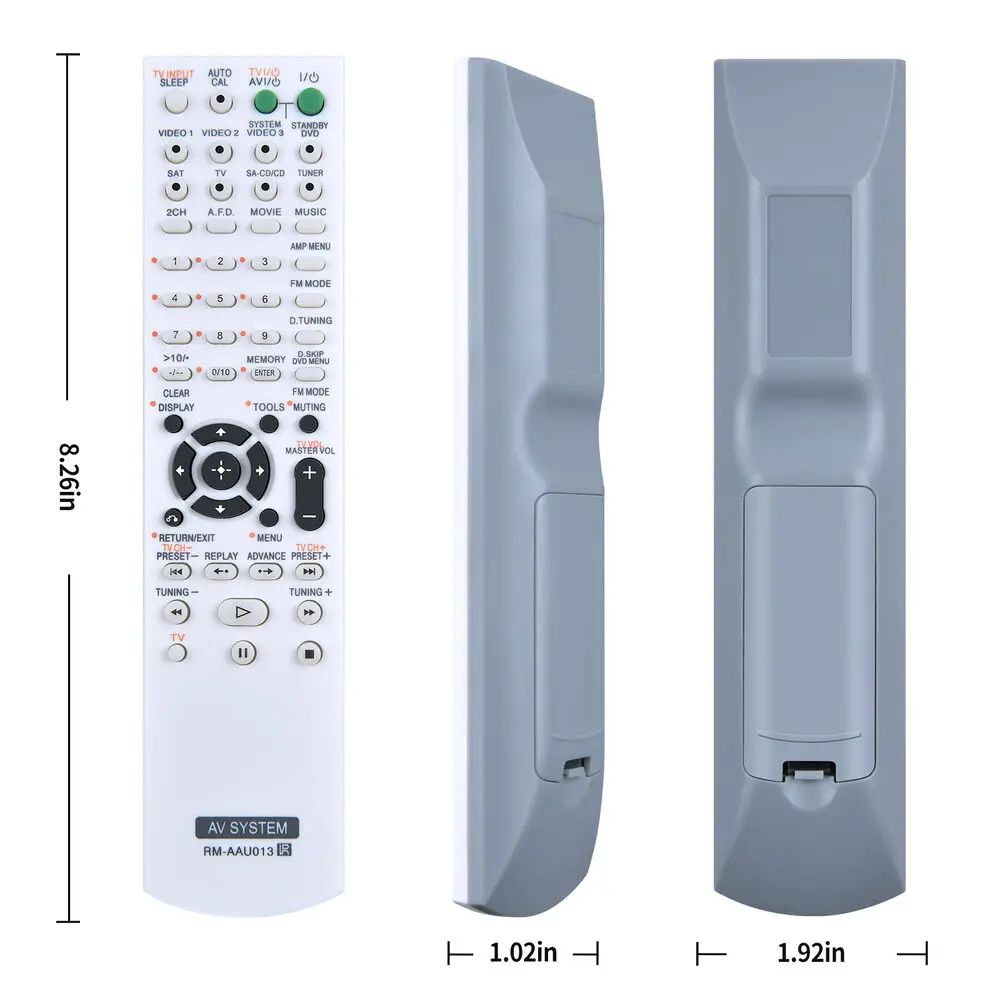 New RM-AAU013 Remote Control For Sony AV Receiver Home Theater HT-DDW790