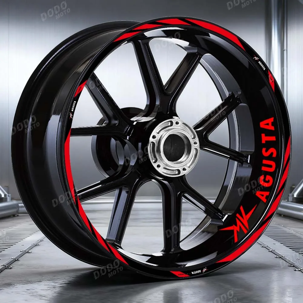 Motorcycle Wheel Rim Sticker Hub Refit Stripe Tape For MV Agusta Brutale 800 920 990 1000 1090RR F3 675 800 F4RR Rush1000 SV800