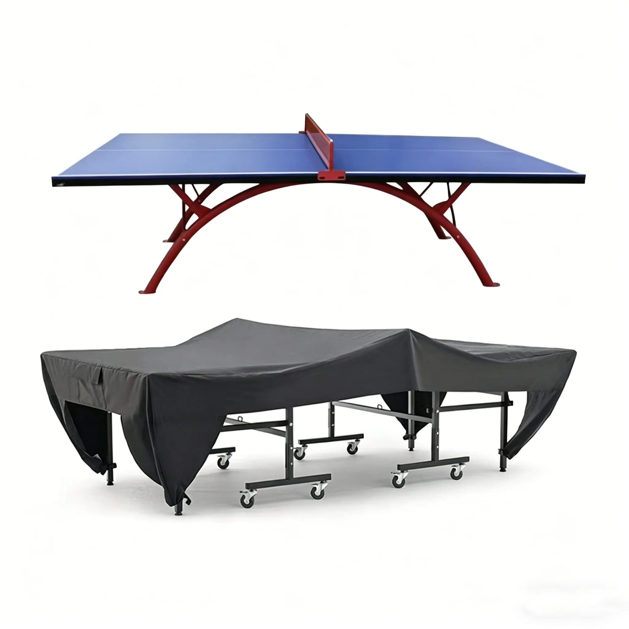 

Oxford Cloth Table Tennis Table Dust Cover, suitable for both indoor and outdoor use, protecting your table tennis table