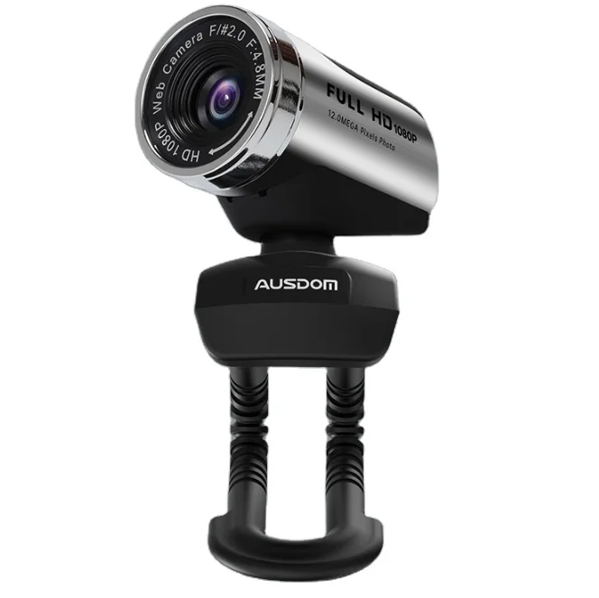 AUSDOMAW615 Computer  Home Live Remote Video Conference 1080P HD Wide Angle with Microphone USB External Laptop Desktop