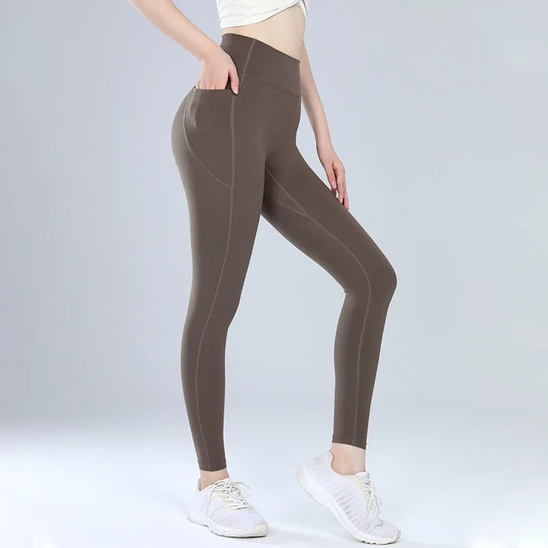 Women Tummy Control Butt Lifting Shaping Trousers Sexy Tight Stretch Yoga Leggings Women Fall Winter Fleece Warm Fitness Pants