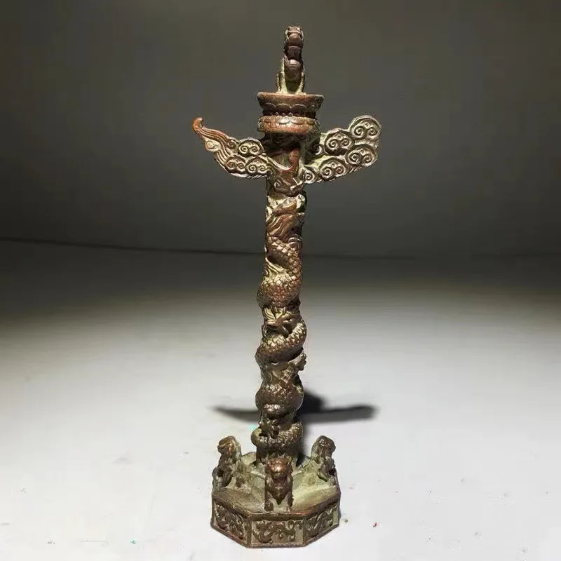 Vintage items collected from rural areas: Chinese traditional ornaments, Tiananmen Dragon Pillar, Pixiu, Lion, Zodiac Dragon, an