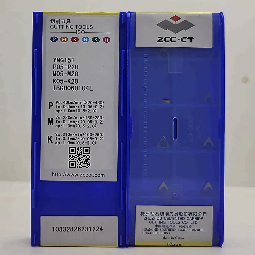 

TBGH060104L YNG102/TBGH060104L YNG151 TBGH060104L TBGH ZCC.CT CNC blade carbide inserts turning tools inserts 10pcs/box