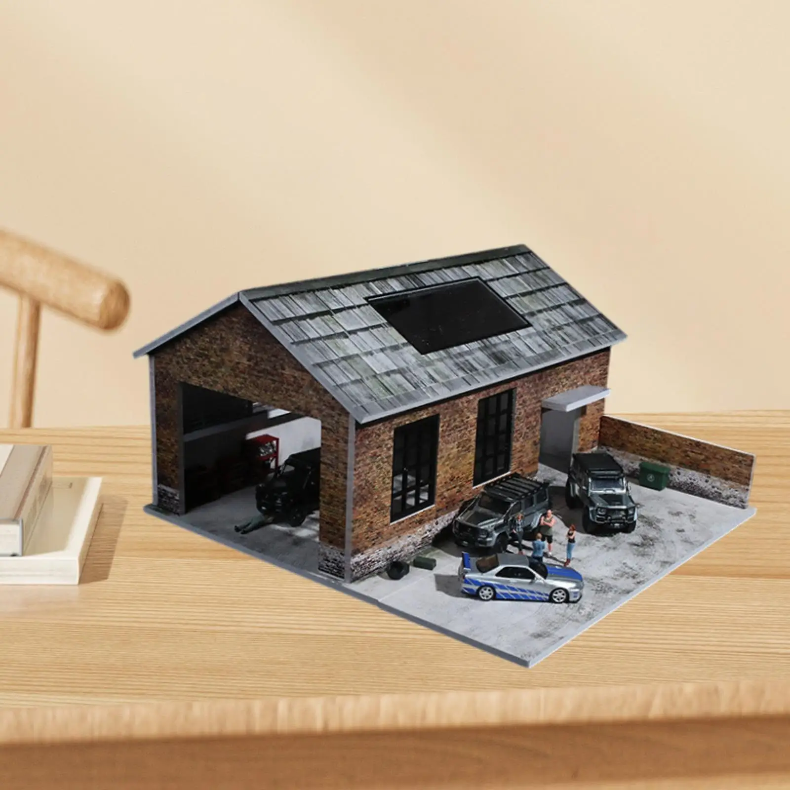 

1:64 Car Model Parking Lot Realistic Decorative Model Display Acrylic Industrial Warehouse Lighting Design Facility Light Scene