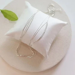 Personality New Art 925 Sterling Silver Jewelry Female Simple multilayer Popular Bracelet