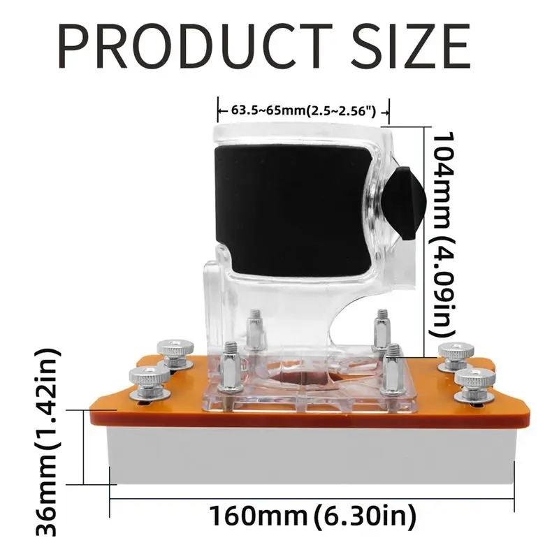 Delighted- 2 in 1 Invisible Fastener Slotting Bracket, Woodworking Router Base,Trimmer Base, Grooving for Cabinet Wardrobe
