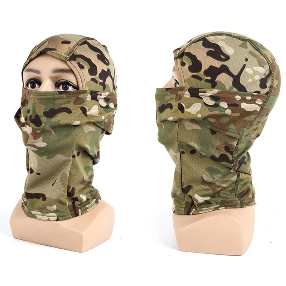 Camouflage Balaclava Full Face Scarf Ski Cycling Full Face Mask Cover Neck Head Warmer Sports Cap Helmet Liner