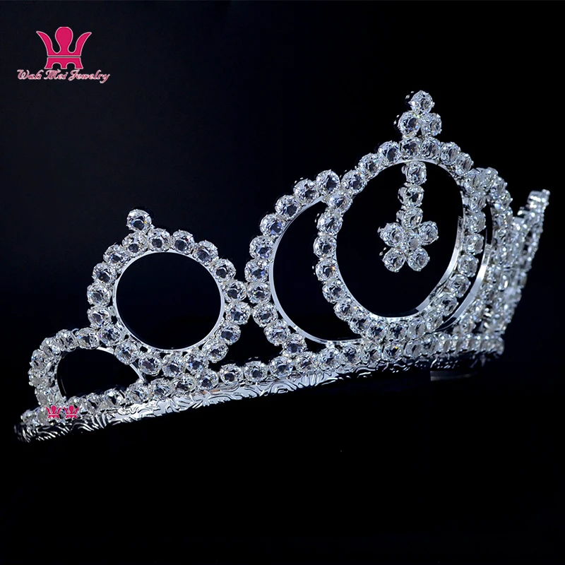 Zircão tiara cristal strass coroas nupcial casamento acessórios de cabelo princesa rainha formal festa baile noite clup mostrar mo190