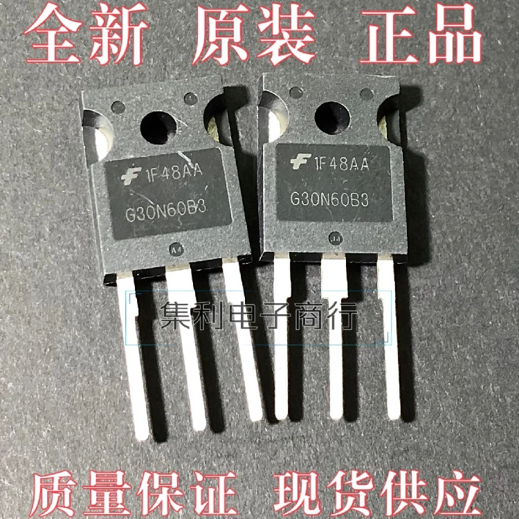 10PCS/Lot G30N60B3 HGTG30N60B3  30A 600V IGBT   In Stock Imported Original Fast Shipping Quality Guarantee