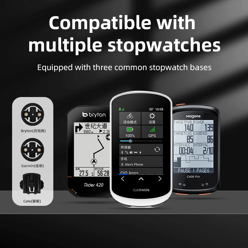 Держатель для велосипедного компьютера, крепление на руль велосипеда из нержавеющей стали для Igpsport Garmin Bryton, многофункциональный держатель для велосипедного компьютера