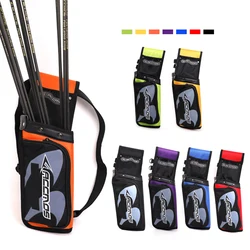 7 Colors Folded Archery Arrow Quiver Arrow Bag Reverse Hold Waist Carrier Bag for Recurve/Compound Bow Archery Hunting