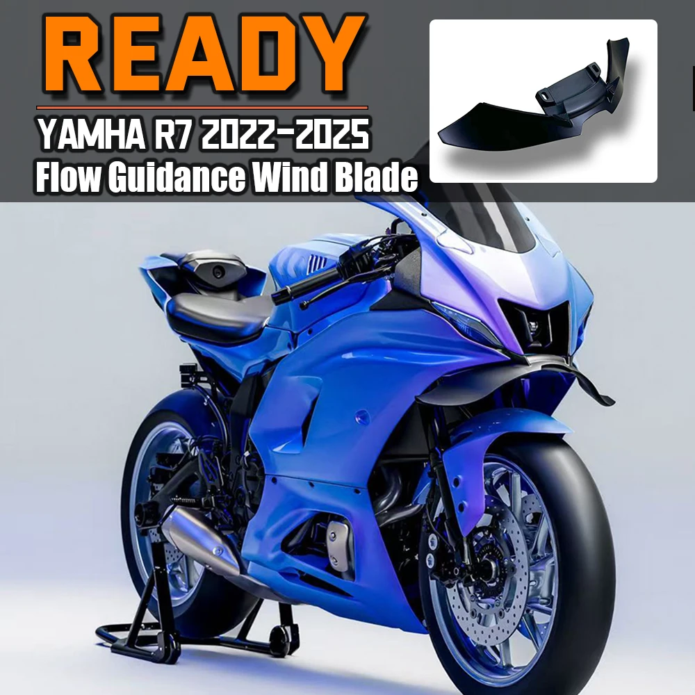 

For YAMAH R7 2022-2025 Wind Wing Cover Cone Aerodynamics Fairing Winglets R7 2022 2023 2024 2025 Motorcycle Front Lip