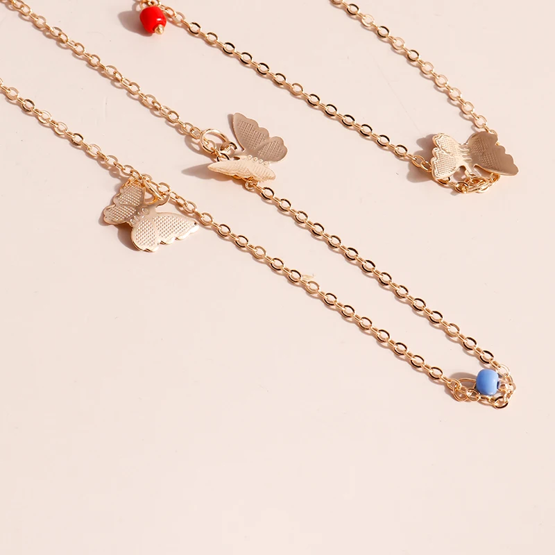 Aihua Niedliche goldfarbene Schmetterlings-Taillenkette, Bauchkette, sexy Körperschmuck für Frauen und Mädchen, Party-Schmuckgeschenke – Detail 3