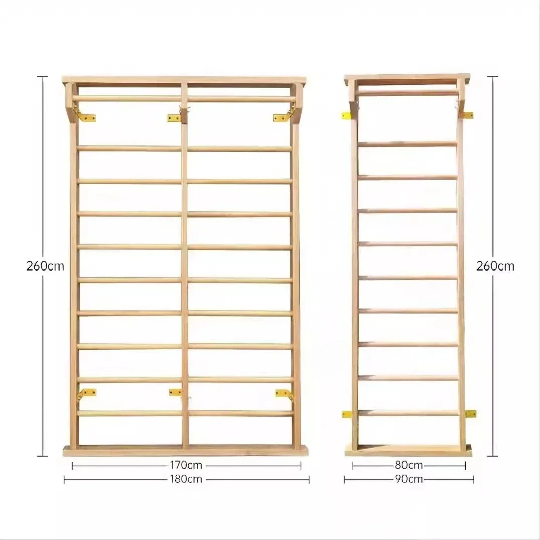 Indoor Wooden Rib Frame Home Climbing Frame Leg Press Pull Up Dance Room Facilities Fitness