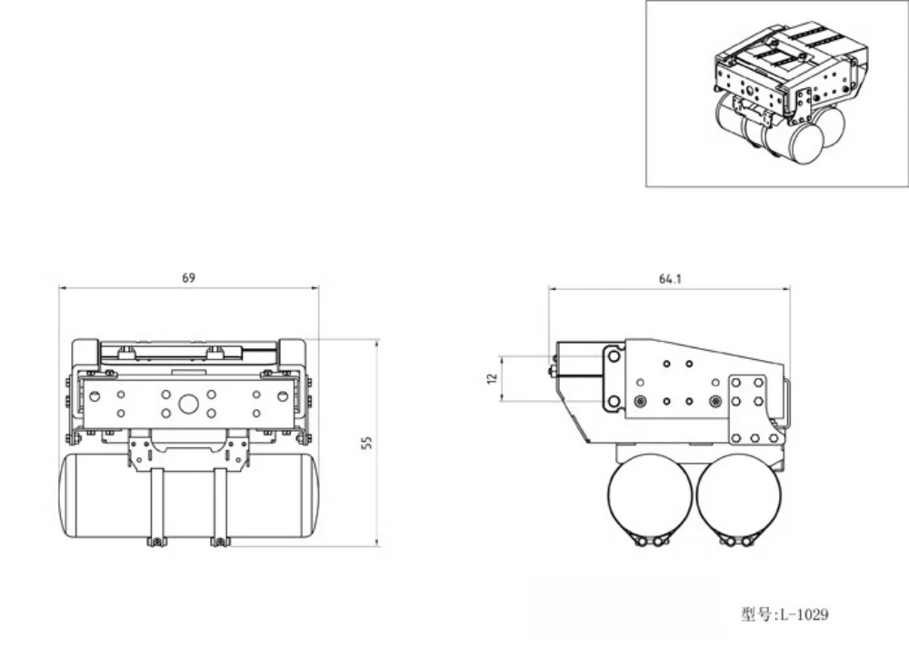 Scale 1/14 Steel Tail Girders + Battery box + Gas tank sets for Tamiya Tractor Trailer FH12 56312 fh16 750 56360/56375 RC Truck