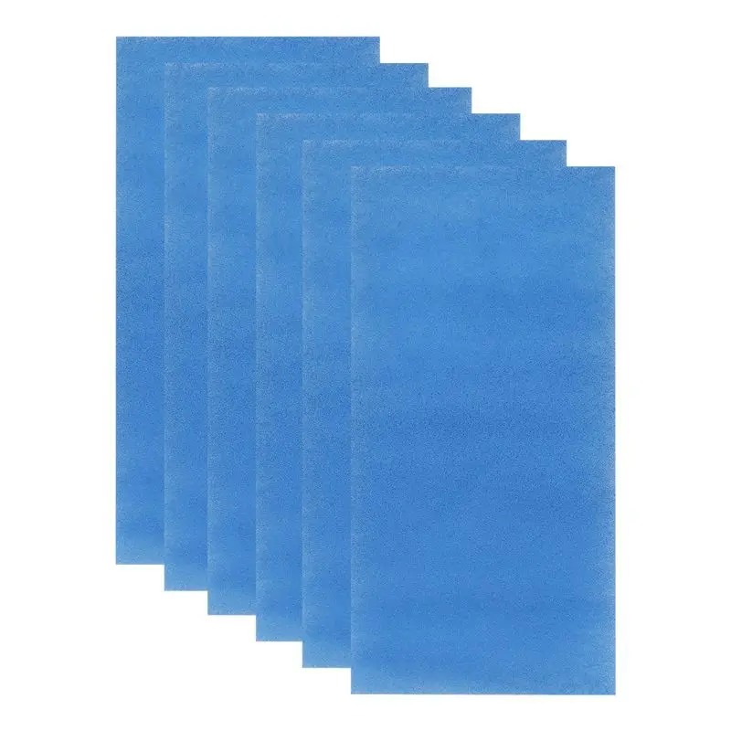 A19F-Fiberglass Booth Replace Filter Airbrush Spray Filter Compatible For Master, Paasche 6Pcs