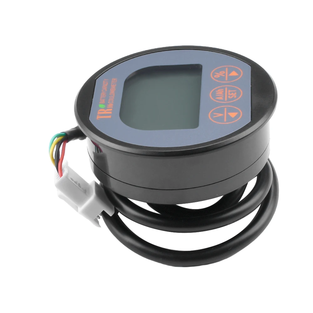 DC 8-80V 50A 100A 350A TR16 Battery Tester Coulomb Counter Meter Battery Capacity Indicator Ammeter Voltmeter Battery Tester