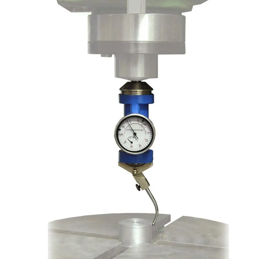 Adjustable Centering Indicator 0 to 3mm Range Alloy Material Dial Gauge for Operator Facing Machine Setup Tools