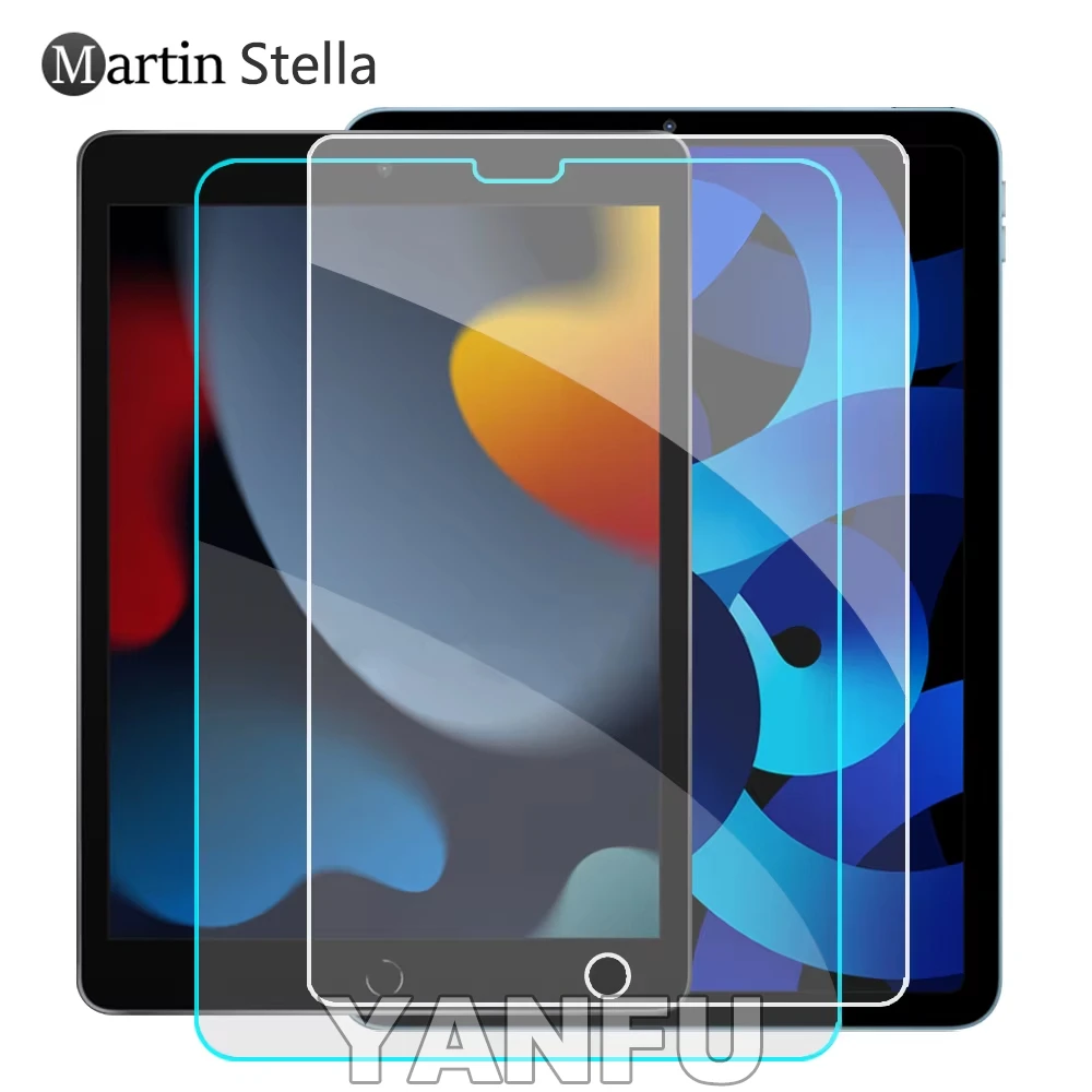 Tempered Glass Screen Protector For iPad 10.2 9.7 10. 5 10.9 Pro 11 New iPad 10 9 8 7 6 5 Air 4 3 2 Mini 2020 2021 2022