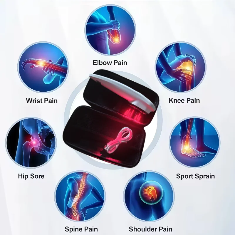 

Портативное низкоуровневое устройство для холодной лазерной терапии 780 МВт, для массажера для облегчения боли в спине, шее, плечах, ногах, лодыжке, талии