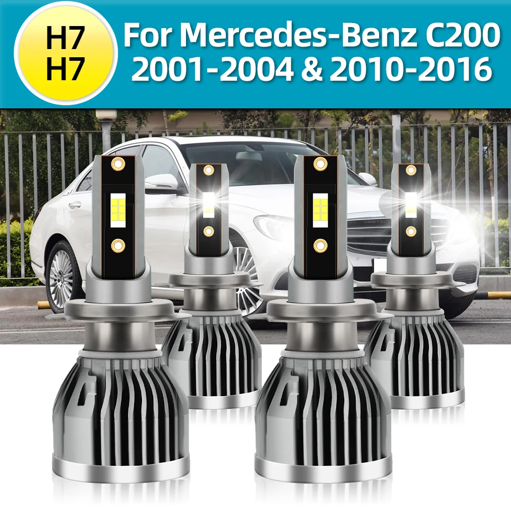 LSlight LED 16000LM Headlights Bulb Turbo Lamps For Mercedes-Benz C200 Sedan 2001-2016: Detaylı Değerlendirme ve Kullanım Rehberi