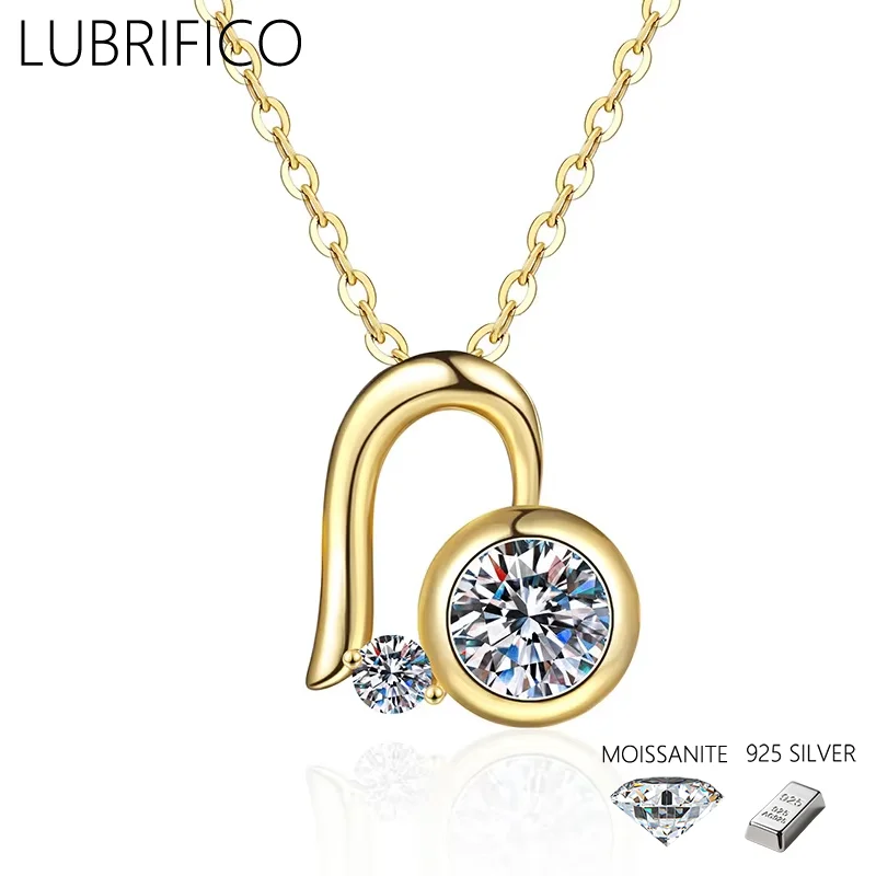 

Ожерелье в форме сердца с муассанитом 1,0 карата, стерлинговое серебро 925 пробы, лабораторный бриллиантовый кулон, женские подарки, свадебные ювелирные украшения, вечерние