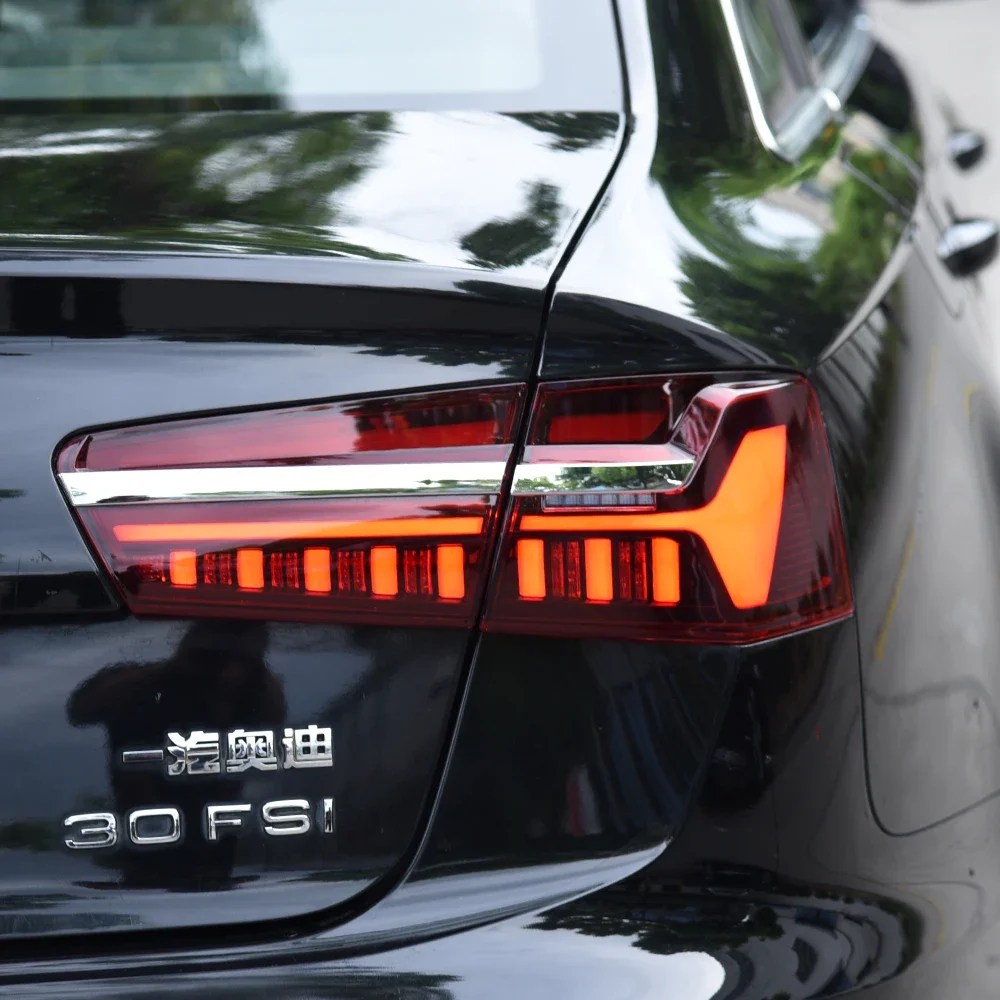 

Авто задние фонари для A6 C7 A6L S6 2012-2015, обновление, новый 2021, автомобильный задний фонарь в сборе, светодиодный стример, поворотный задний фонарь, аксессуары