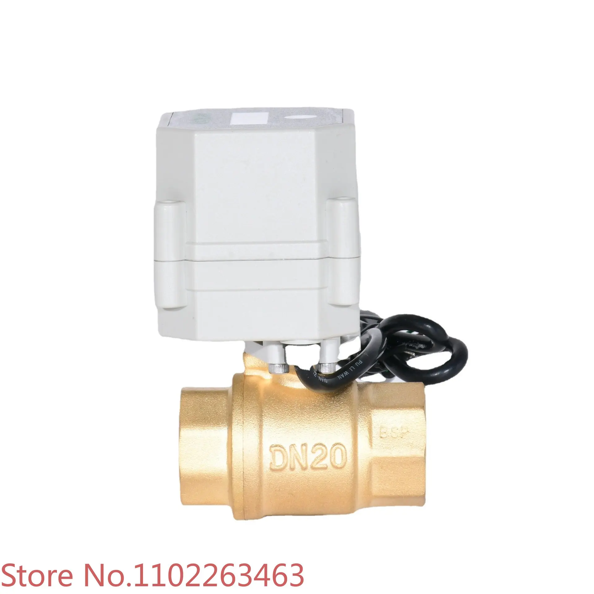 

4 points brass supply water purifier intelligent timing automatic blowdown electric ball valve electronic timing drain valve