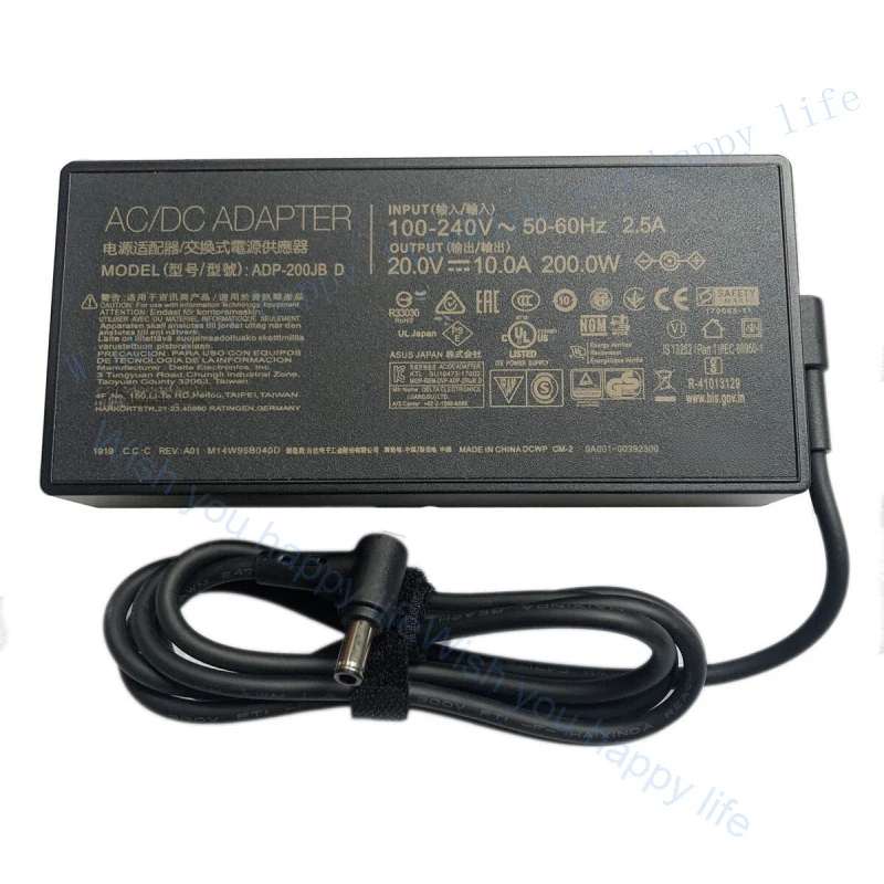 LL 10A 200W AC Adapter Charger For ASUS ROG Zephyrus GA401IU-BS76 GA401IH-BR7N2BL