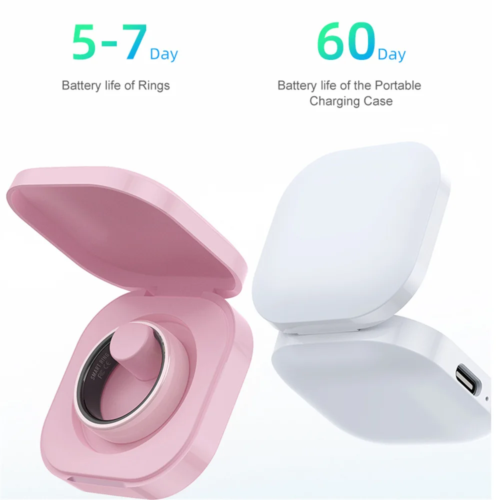 New R12 smart ring heart rate oximetry exercise meter supplement ring QRING display heart rate sleep
