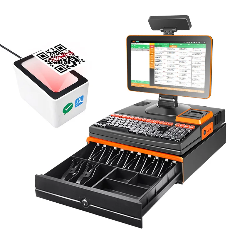 CY-20 all-in-one pos machine pos system for supermarket cashier machine pos system