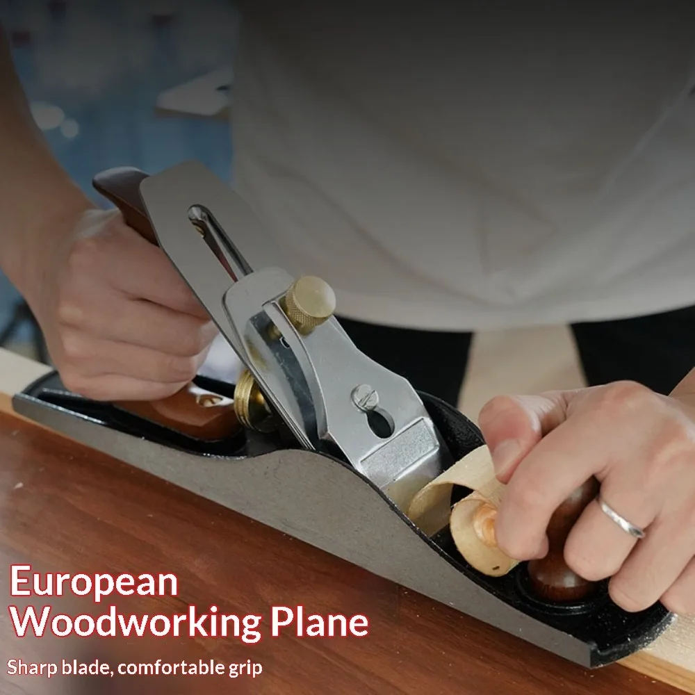 Wood Planer Alloy Steel Blade Adjustable Woodcraft Trimming Knife Treat Burrs Woodworking Flat Plane Hand Tool