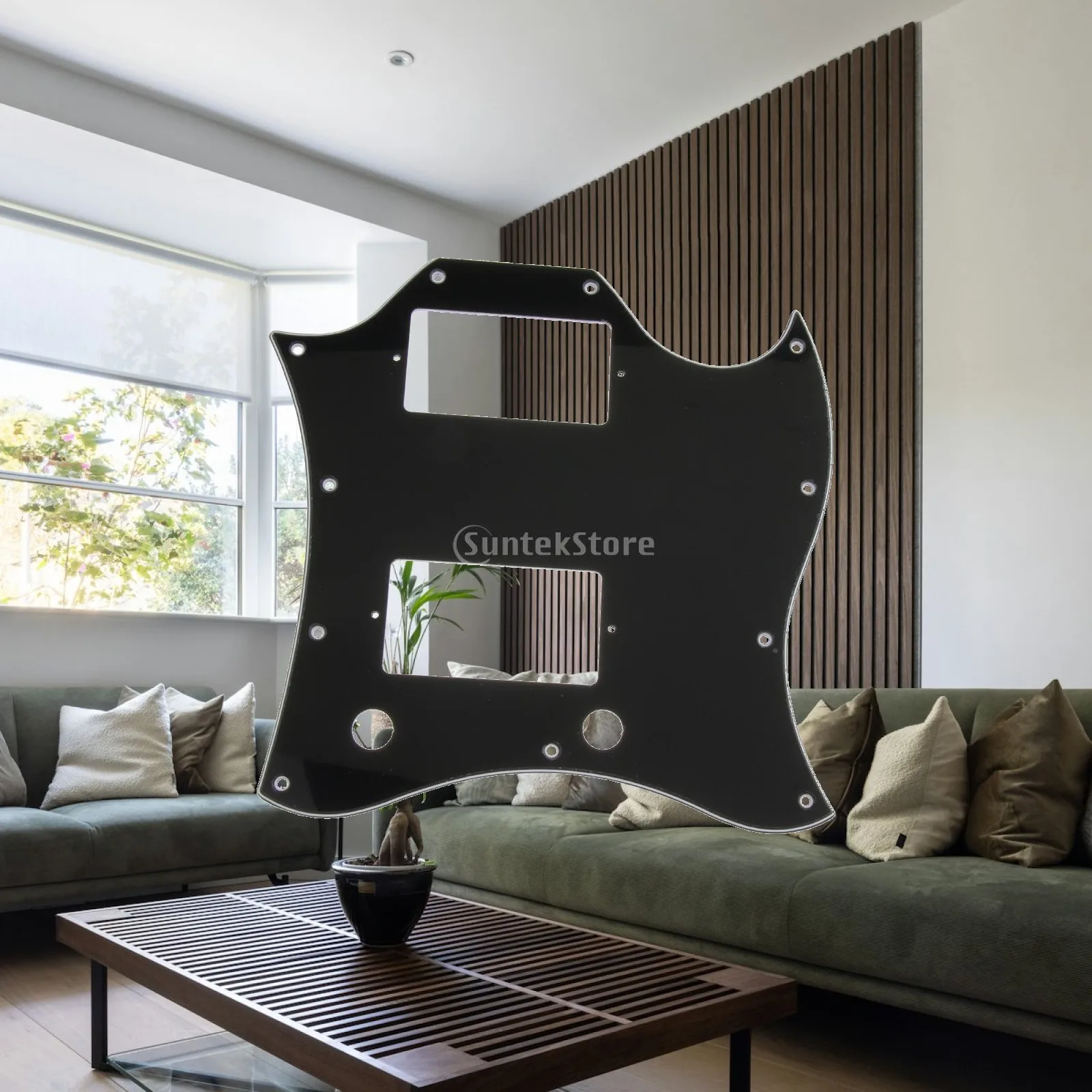 SG Style Electric Guitar Pickguard 3 Ply Full Face Shield Replacement Guitar Parts for SG Standard Build