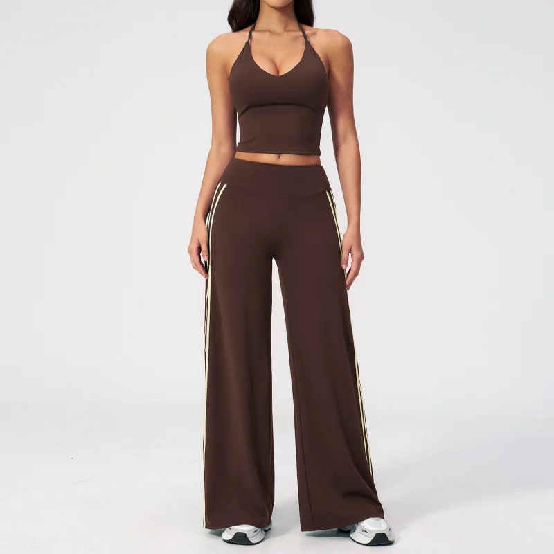 

Yoga Sets Fitness Outfits Sportswear Gym Tracksuit 2 Pieces High Waist Leggings Workout Sports Bra Athletic Wear Women Clothing