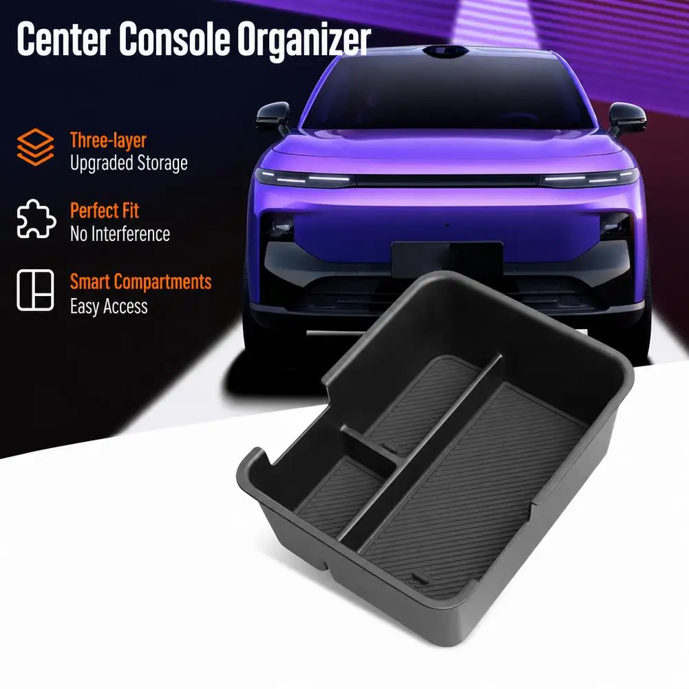 Zentrale Aufbewahrungsbox für Leapmotor Lafa5 B05 Mittelkonsole Organizer-Ablage Armlehnenfach Schublade Zubehör – Detail 13