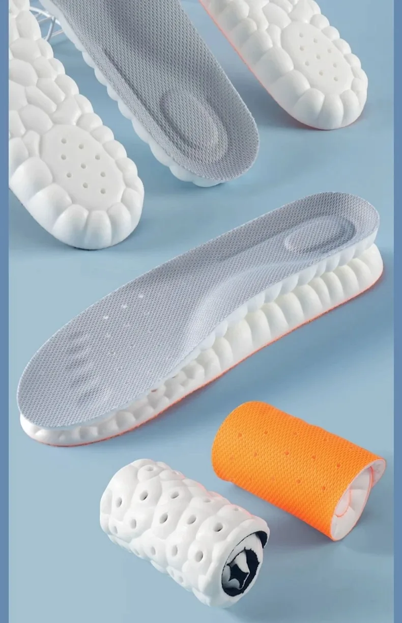 4D Cloud Einlegesohlen für Herren und Damen, stoßdämpfende Einlagen, weiche Memory-Schaum-Einlegesohlen für Schuhe, Stiefel, Sneaker, 1 Paar/3 Paar/5 Paar/8 Paar – Detail 14