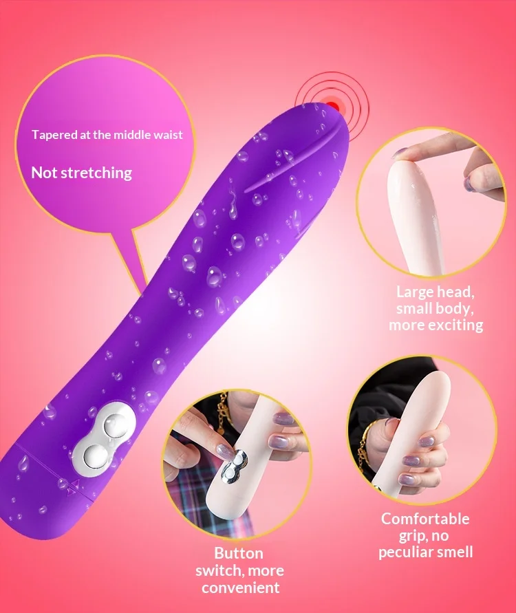 Wibrator teleskopowy z ładowaniem USB, stymulator łechtaczki i punktu G, koralik do wtykania, masturbacja kobieca, zabawka erotyczna dla dorosłych