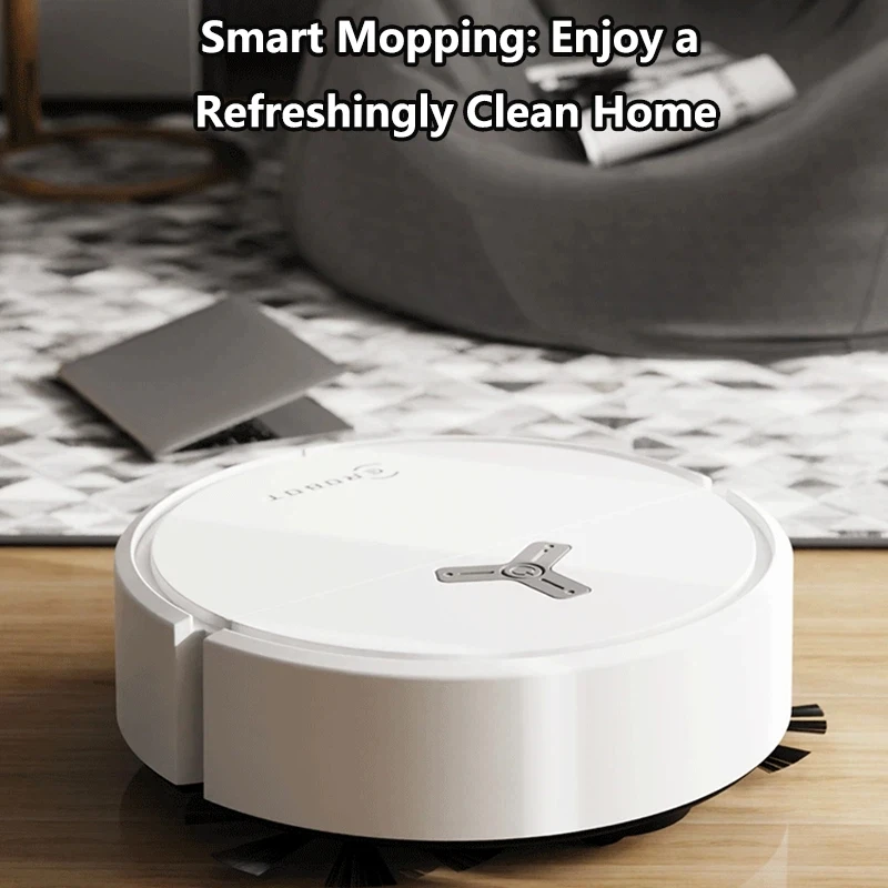 Home Smart Sweeping Robot Low Noise Vacuum Cleaner Sweeping Suction Mopping 3 in 1 Fully Automatic Cleaning Appliances