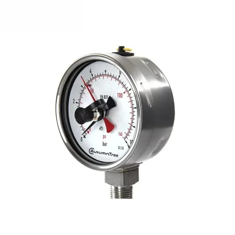 Stainless Steel Heavy Dudy Pressure Gauge With Maximum Pointer