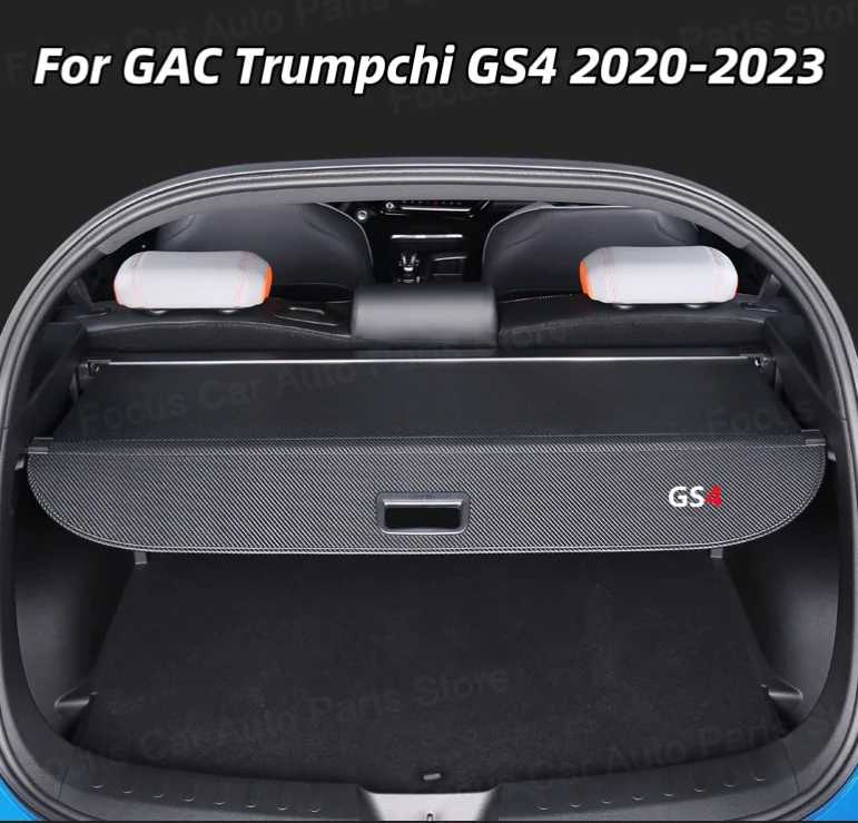 For GAC Trumpchi GS4 Trunk Retractable Cargo Cover GS4 Suitcase Safety Privacy Protection Curtain Car Accessories 2020 2021 2022